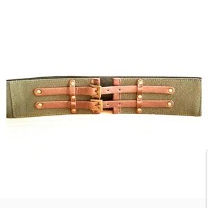 Two-Buckled Green Belt